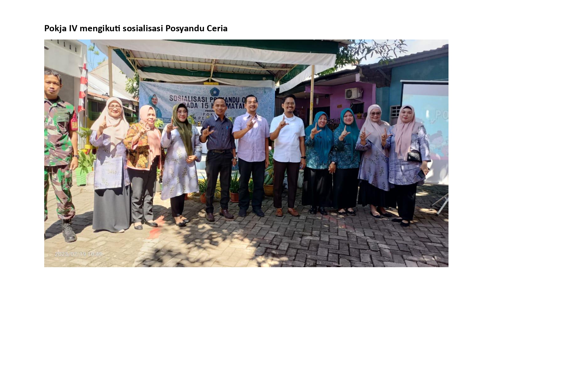 Penunjang Foto LORONG PKK BOUGENVILLE KELURAHAN TAMAMAUNG - 5